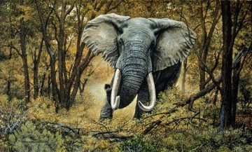 象のモック Oil Paintings